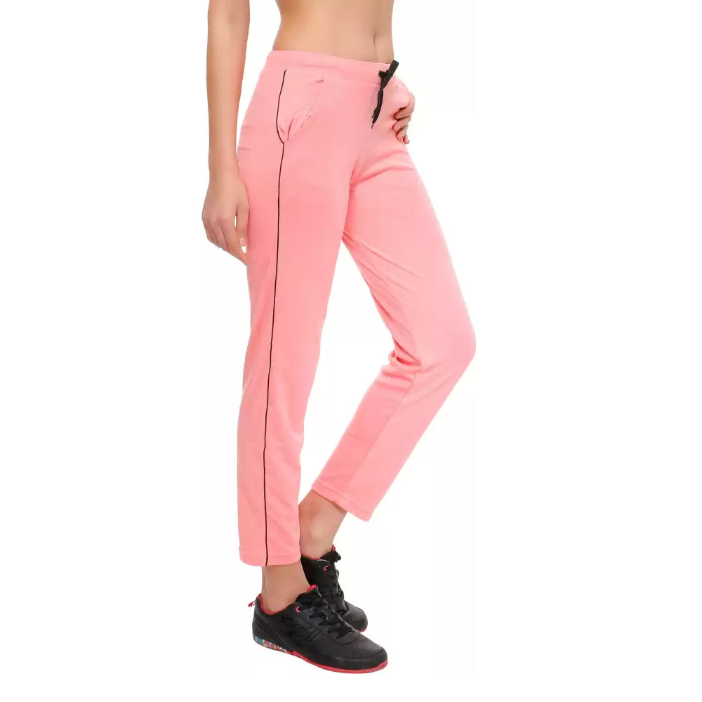Buy Women Grey Morl Solid Ankle Length Jogger Track Pants With Side Pockets  online in India